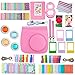 ZWOOS 12 en 1 Accesorios para Instax Mini 9/ Mini 8/ Mini 8+/ Mini 8S Cámara instantánea, Incluida Funda para cámara/Lente Selfie/álbum/Pegatinas/Marcos/Filtros