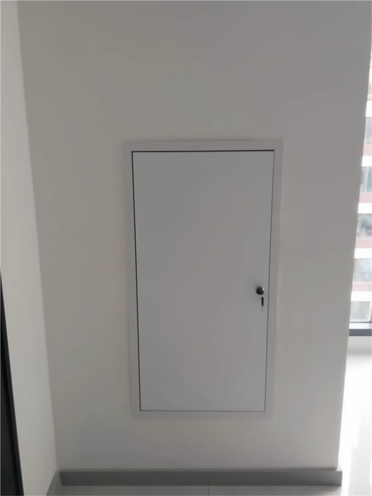 Trampilla Pladur Puertas De Acceso para Plomería Blancas con Cerradura Y Llave, 1500, 1400, 1000, 600, 500, 900 Y 800 Mm, Puertas De Inspección Y Trampilla De Servicio.(400x600mm)