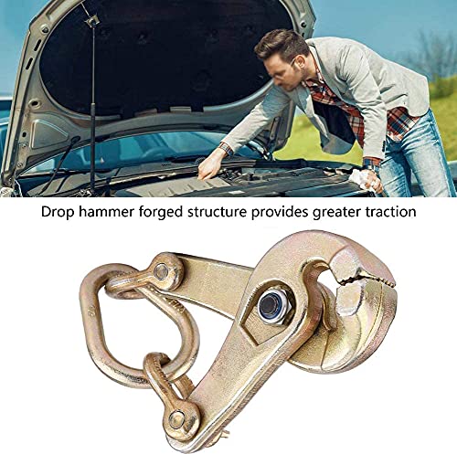 Scissor Clamp, 3 Ton Self-Tightening Scissor Clamp Serrated Jaw Pulling,Auto Body Frame Repair Scissor Clamp Puller Car Collision Panel Tool Sheet Metal Dent Pulling Pounding Lifting Equipment #TOP6