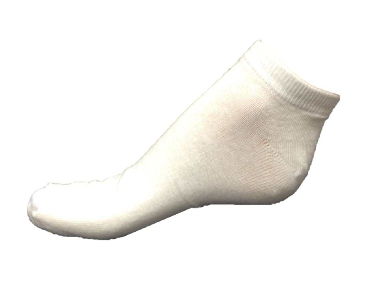 6 Pairs Mens Trainer Socks Cotton Rich Black 6-11