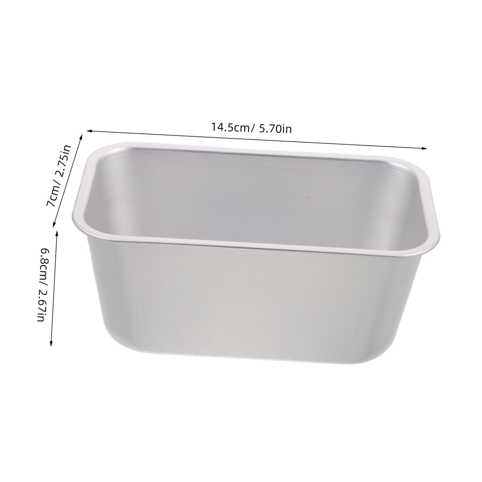 Ciieeo Versatile Rectangular Cake Molds 2-piece Set Christmas Moulds for Baking Decorating