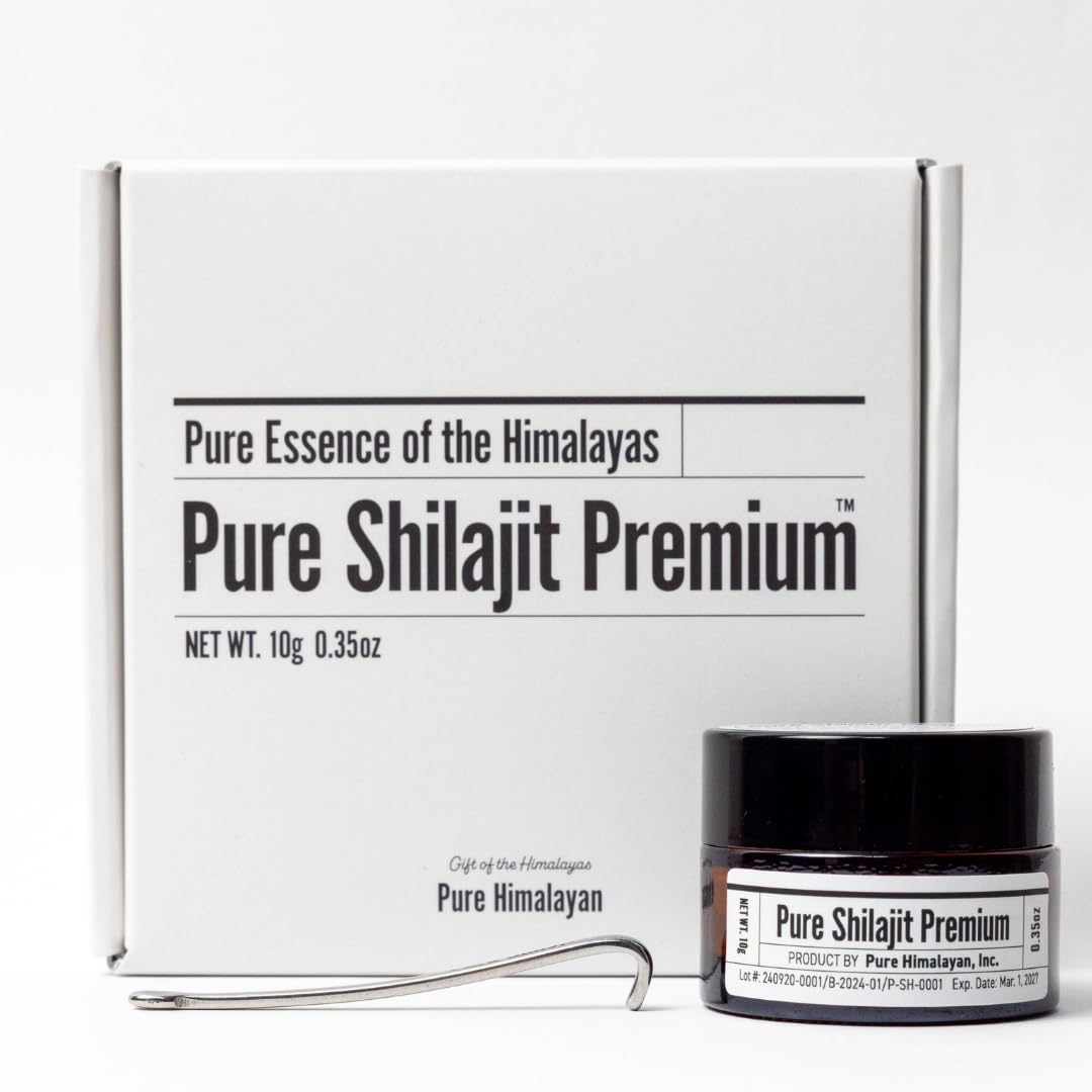 Pure Himalayan Shilajit Resin | Highest Potency 96.5% Fulvic Acid, COA Verified | ~100 Servings | ISO Lab-Tested in USA | Natural Energy, Focus & Immune Support for Men & Women