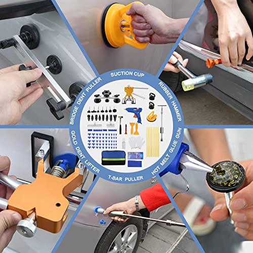 Noenough PAINTLESS DENT REPAIR KIT 97Pcs Dent Puller Kit, Paintless Auto Body Dent Repair Kit thumb #1