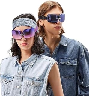 MASTER MASSAGE Equipment E10 Electric Smart Fashion Mini Eye Massager with Heat Lightweight Reduce Eye Strain Dark Circles Dry Eye Care, Improve Sleep Massage Mask, Gradient Purple+Aurora Blue