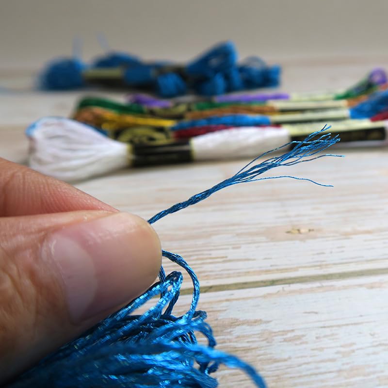 Fil à broder en coton pour point de croix et couture créative - 4