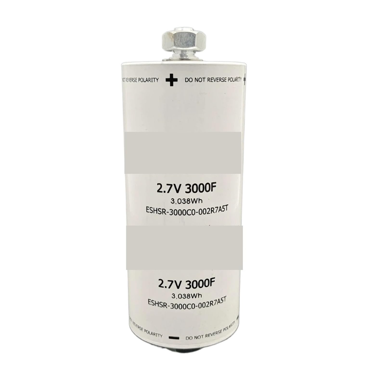 Supercondensateur automobile 2.7V 3000F pour les trajets hivernaux