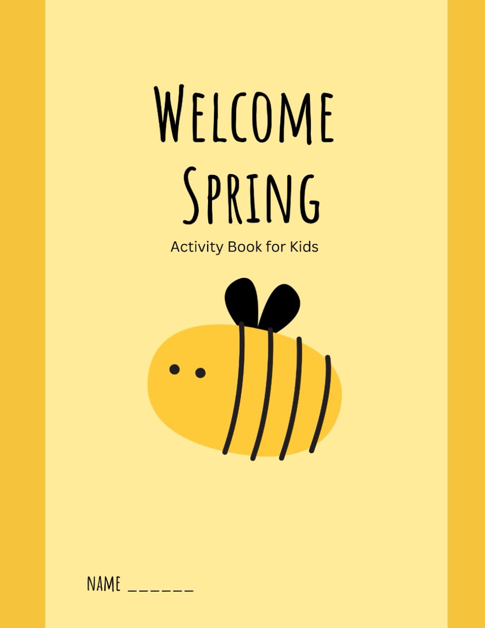 Hello Spring! Coloring Book for Preschool Kids: A Fun and Easy Spring Activity Book for Little Kids