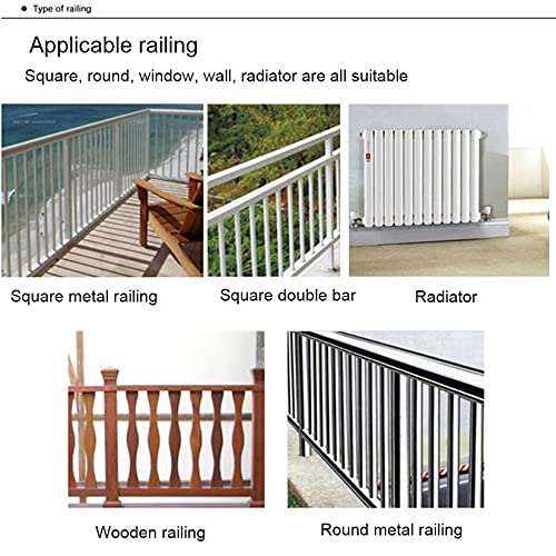 Zyifan Outdoor Side Tables Outdoor Side Tables, Balcony Folding Hanging Railing Table, Adjustable Deck Patio Garden Table, Computer Dining Room Bar Counter Table #TOP5