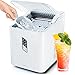 Produktbild Pro Breeze Eiswürfelmaschine, 12-15 kg Eiswürfel pro Tag, Zubereitung in 6-9 Minuten, Eiswürfelbereiter mit Sichtdeckel, 2L Wassertank, 2 Eiswürfel Größen, Selbstreinigungsfunktion, Ice Maker, Weiß