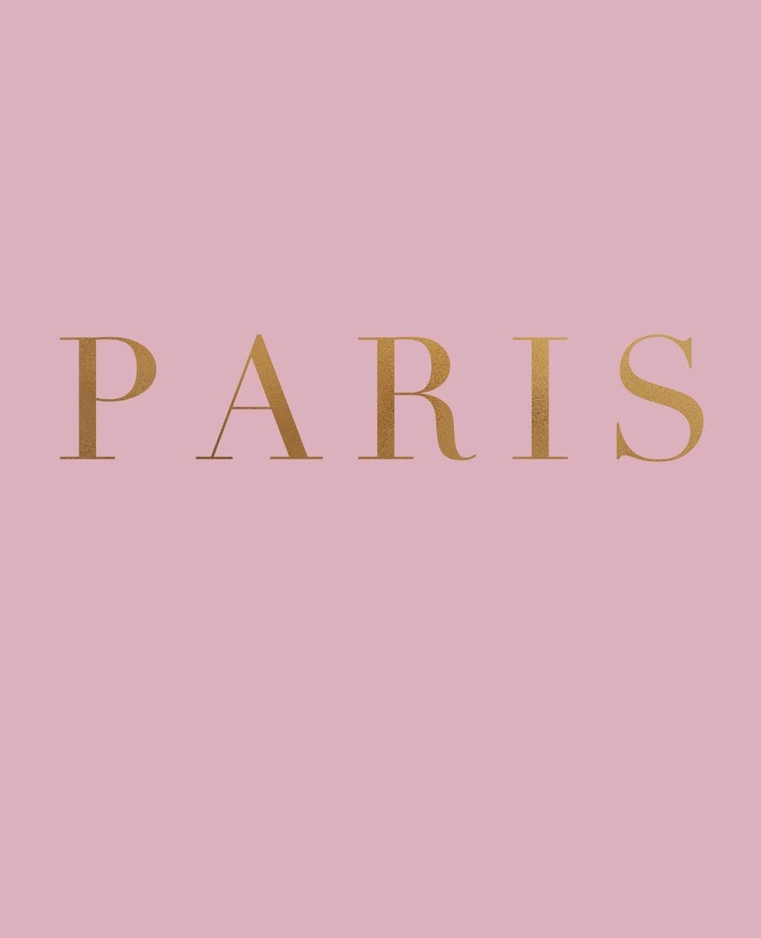 Paris: A decorative book for coffee tables, bookshelves and interior design styling | Stack deco books together to create a custom look (Cities of the World in Blush)
