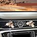 2 Pcs Shiny Bee Vent Clips, Car Diffuser Vent Clip Rhinestone Diamond Interior Decor, Crystal Air Fresheners Vent Clips, Car Decoration, Bling Car Accessories, Golden