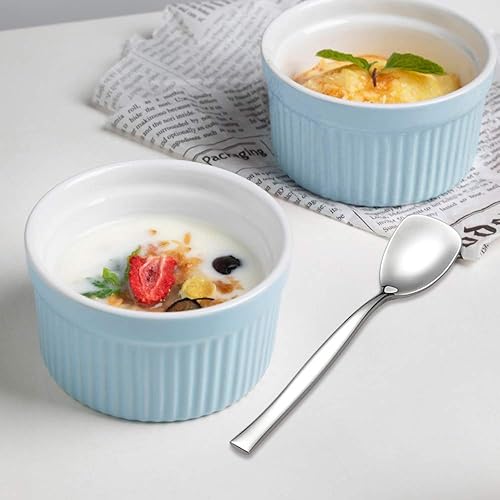 Miniatura 5 de Cucharas de helado de acero inoxidable de 12 piezas, cuchara de yogur