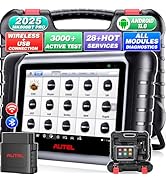 Autel Scanner MaxiCOM MK808BT PRO, 2025 Bidirectional Diagnostic Scan Tool as MK900BT, 2.0 BT Ver...