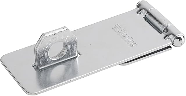 Sterling EHS115 115mm Hasp and Staple , Grey