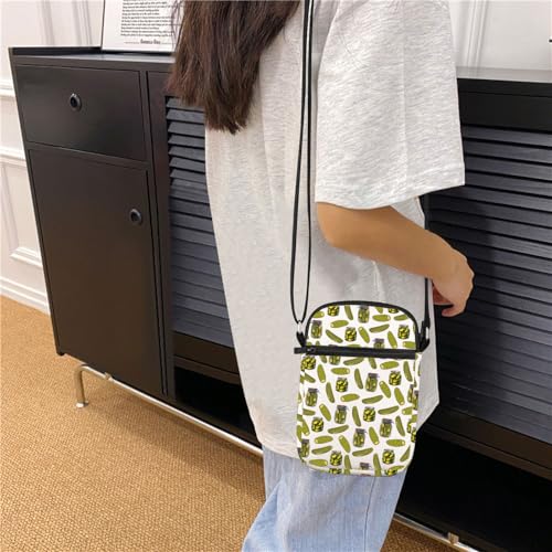 Pickles Lover Inspired Crossbody Bag I Love Pickles Small Sling Bag Housewarming Pickle Canning Season Gift3