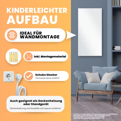 Infrarotheizung Bringer 300 Watt für gleichmäßige Wärmeverteilung