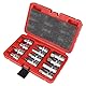 CPROSP 12-tlg Nuss Satz 1/2’’, Innensechskant Nuss Satz, Nuss 5,6,7,8,10,12,14,16,17,18,19,22mm, Außensechskant 1/2 zoll mit Kunststoffkoffer, Imbusnussen Satz 1/2 für Schlagschrauber