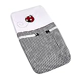 Red and White Ladybug Polka Dot Baby Girls Changing Pad Cover by Sweet Jojo Designs