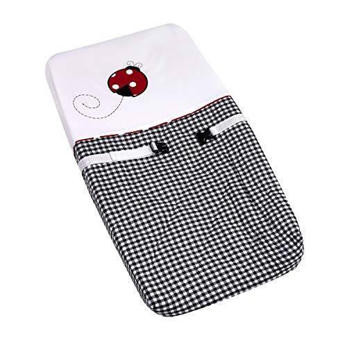 Sweet Jojo Designs Red and White Ladybug Polka Dot Baby Girls Changing Pad Cover