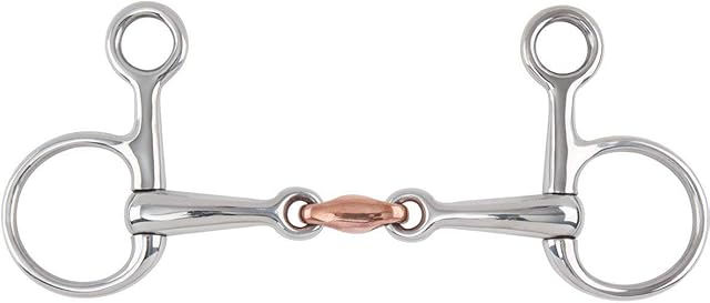 Shires Hanging Cheek Copper Lozenge Snaffles