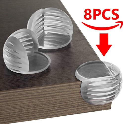 Clear Corner Guards Safety Bumpers-Protect Children From Table Corners While Playing ! Deluxe Corner Protector Save Your Child From Evil Sharp Furniture Edges for Baby Proofing w/ FREE PRICELESS BONUS