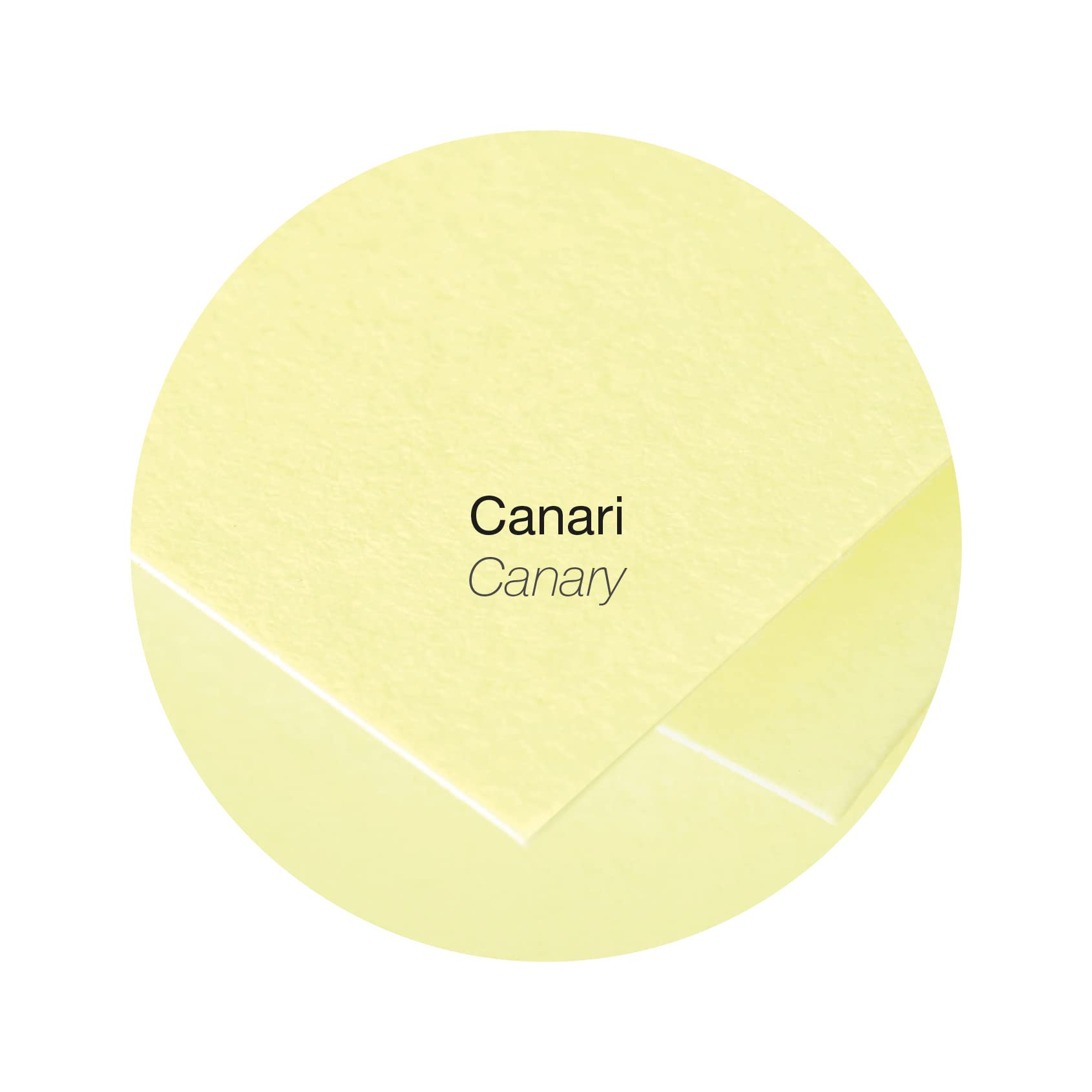 Clairefontaine 2138C Pack of 25 Double Cards Square format 16x16cm 210g/m² Canary colour Invitation and Correspondence Cards Pollen range Smooth Premium Paper - Image 2
