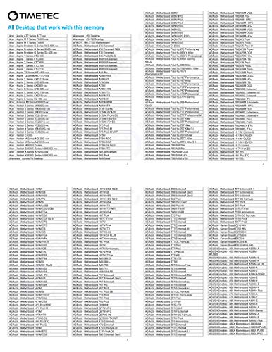 Timetec Hynix IC 16GB KIT (2x8GB) DDR3L / DDR3 1600MHz PC3L-12800 / PC3-12800 Non-ECC Unbuffered 1.35V / 1.5V CL11 2Rx8 Dual Rank 240 Pin UDIMM Desktop Memory Ram Module Upgrade (16GB KIT(2x8GB))