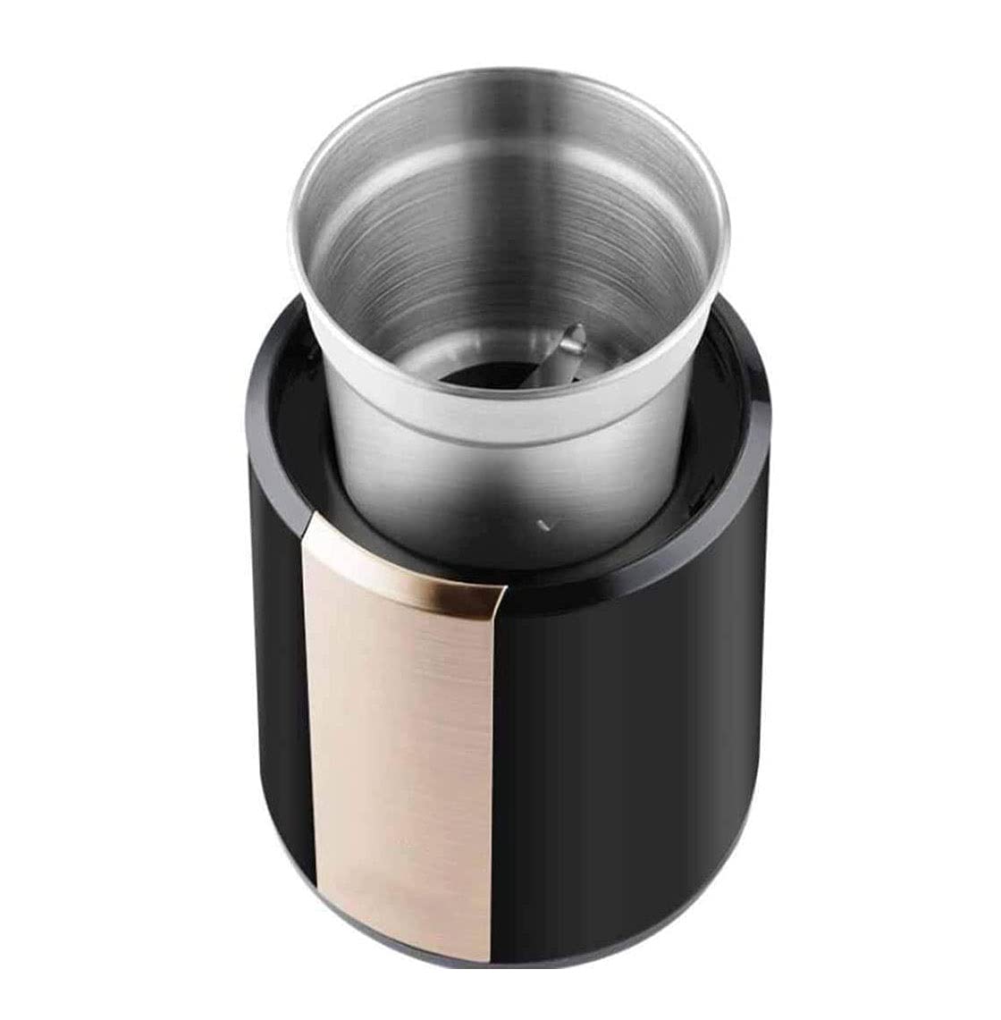 Molinillo de café eléctrico, Molinillo de Especias eléctrico con 304 Cuchilla de Acero Inoxidable y tazón extraíble, Molinillo de Frijol de café para Especias y Semillas