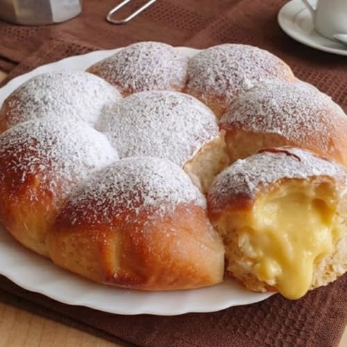Danubio dolce con crema pasticcera