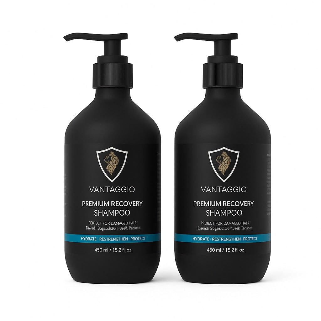Vantaggio - Premium Hair Growth Shampoo TWO PACK – Shampoo for Hair Loss – Boosts Hair Growth and Thickening – Procapil – DHT Blocker fights thinning and Alopecia.