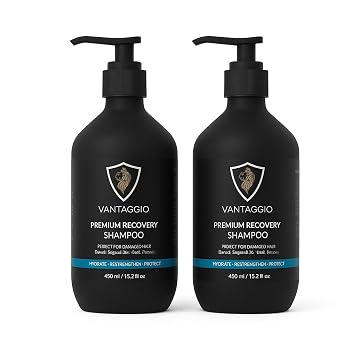 Vantaggio - Premium Hair Growth Shampoo TWO PACK Shampoo for Hair Loss Boosts Hair Growth and Thickening Procapil DHT Blocker fights thinning and Alopecia.