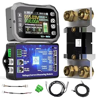 Bluetooth Battery Monitor 600A 120V Coulometer with Smart Shunt App Control