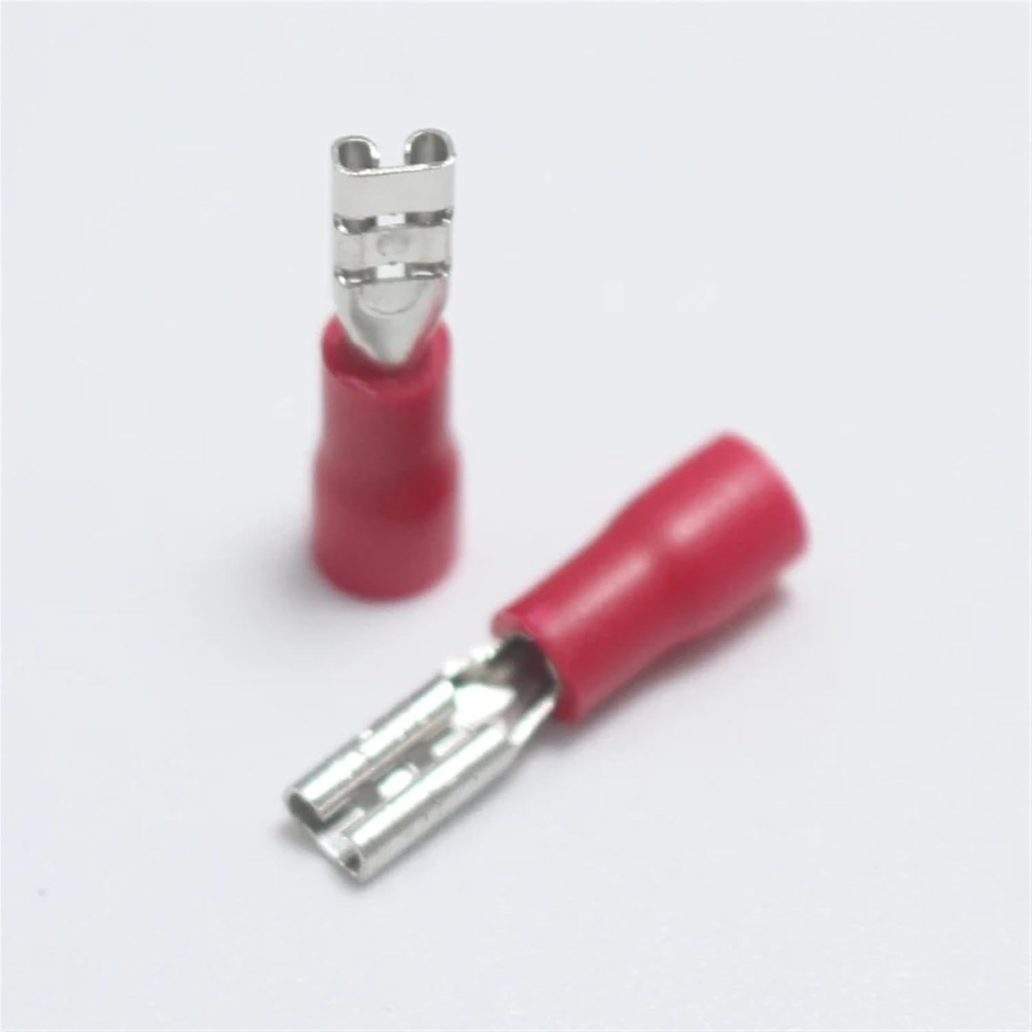 10pairs Red 2.8mm Spade Crimp Terminal 2.8 mm Male Female Pre Insulated Electrical Connectors for 22AWG - 16AWG Wire
