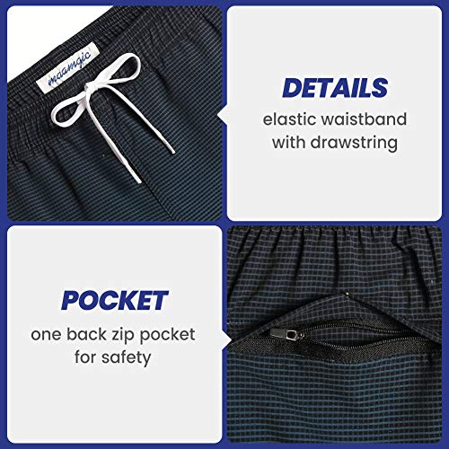 Image of maamgic Mens 7 inch Stretch Swim Trunks Quick Dry Mesh Lining Swimwear Bathing Suits