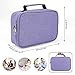 Number-one Large Capacity Pencil Case, 72 Slots Colored Pencil Pouch Bag Portable Pencil Holder Stationery Organizer with Compartments for Office and Travel, Purple