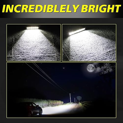 Image of 7 Inch LED Light Bars 36W Spot Slim Single Row Light Bar Pods | Off Road Driving Light Pods Work Lights LED Backup Lights Fog Lights 2Pcs for Trucks Pickup Motorcycle SUV UTV ATV Dirt Bike