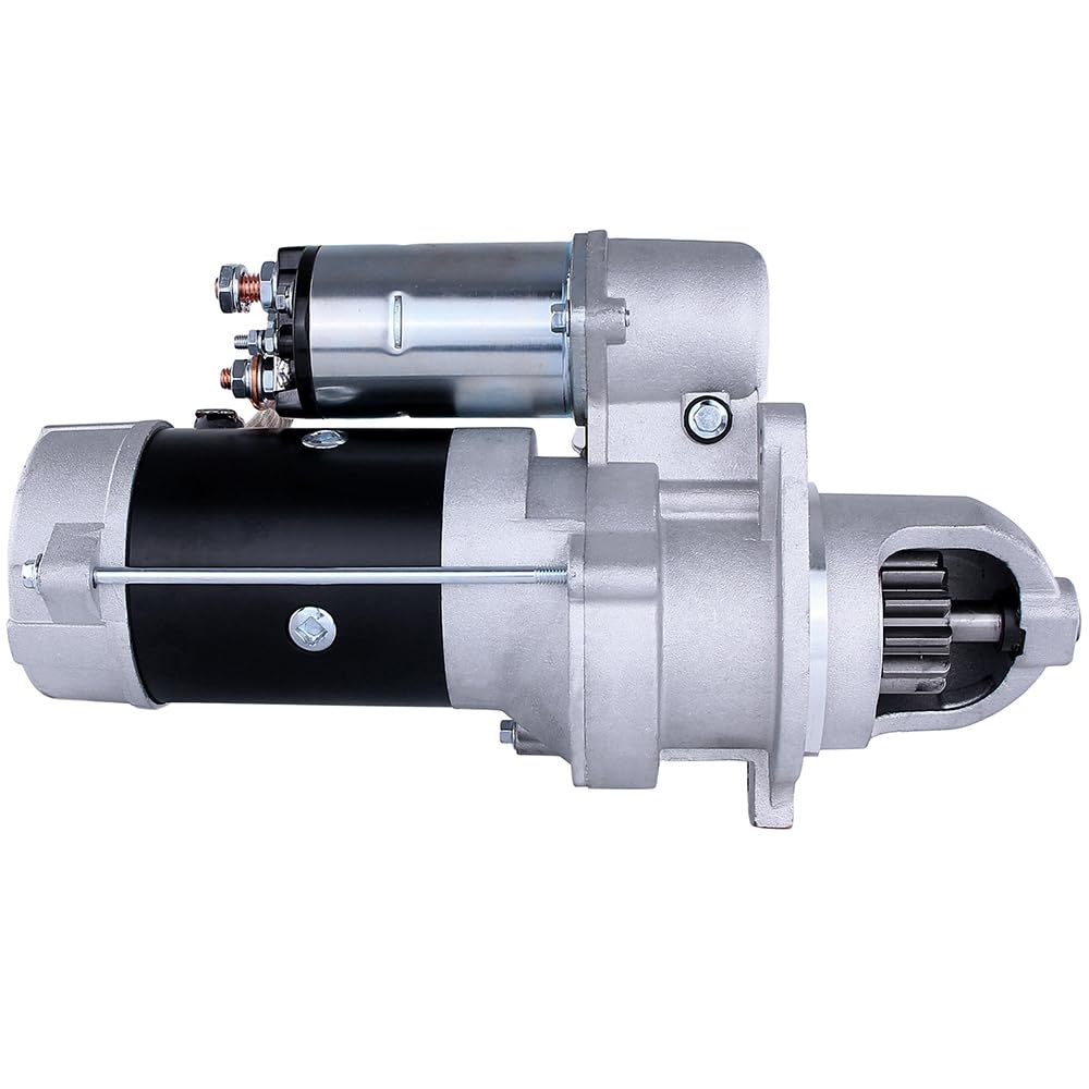 RAREELECTRICAL New 12V 12T Starter Compatible with 89-94 Bobcat Skid Steer Loader 643 743 743B 6660797 906442