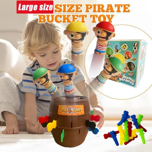Juego de Mesa Pirata Sobredimensionado con 5 Figuras miniatura 3