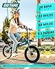 Gotrax F1V2 20" Electric Bike, Max Range 50 Miles & 20Mph Power by 350W, LCD Display & 5 Pedal-Assist Levels, Adult Folding Bike with Accessories including Lock, Rearview Mirror, Phone Holder&Seat Bag #1
