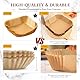 100 Pcs Backpapier Für Heißluftfritteuse, 20 Cm Quadratische Backpapier Für 5-7L Körbe, Bpa-Freie, Ölfest Und Hitzebeständig Einweg Airfryer Backpapier - Geeignet Für Ninja, Philips