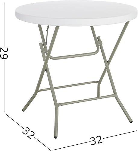 Miniatura 2 de Mesa plegable de 32 pulgadas mesa plegable redonda mesa plegable personal mesa de cóctel mesa redonda plegable mesa redonda plegable mesa redonda de