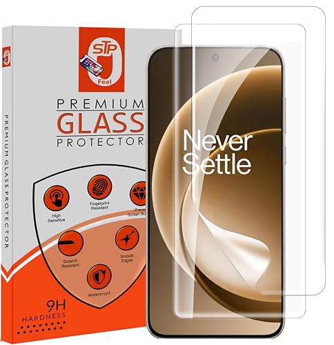 Image of STP FEEL 2 Pack Unbreakable Membrane Screen Protector Guard Compatible For Oneplus 15 5G, 6.78 Inch | Hydrogel Membrane Ultra Smooth Touch with Finger Print Support - HD /3 Months Warranty