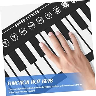 Générique 1 Jeu Piano à 49 Touches Piano à Musique Enroulable Pianos Roulés à La Main Piano Enroulable 49 Touches Piano Roulé à La Main Piano Éducatif Enroulable Pianos à Clavier Abdos Black - Les Beatles, Paul McCartney, John Lennon, RIngo Starr, George Harrison Générique 1 Jeu Piano à 49 Touches Piano à Musique Enroulable Pianos Roulés à La Main Piano Enroulable 49 Touches Piano Roulé à La Main Piano Éducatif Enroulable Pianos à Clavier Abdos Black – Image 4