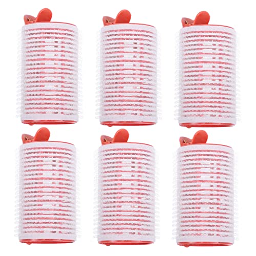 SHERCHPRY Hair Styling Tool 6pcs Self Grip Hair Rollers Bang Hairdressing Curler Clips Easy to Use