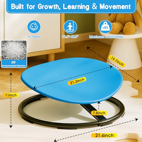 Image of Winnrok Spinning Chair for Autistic Kids, Sensory Chair for Kids Swivel Chair Training Body Coordination, Sit and Spin Toys for Toddlers with Autism & ADHD Autism Sensory Products Toys