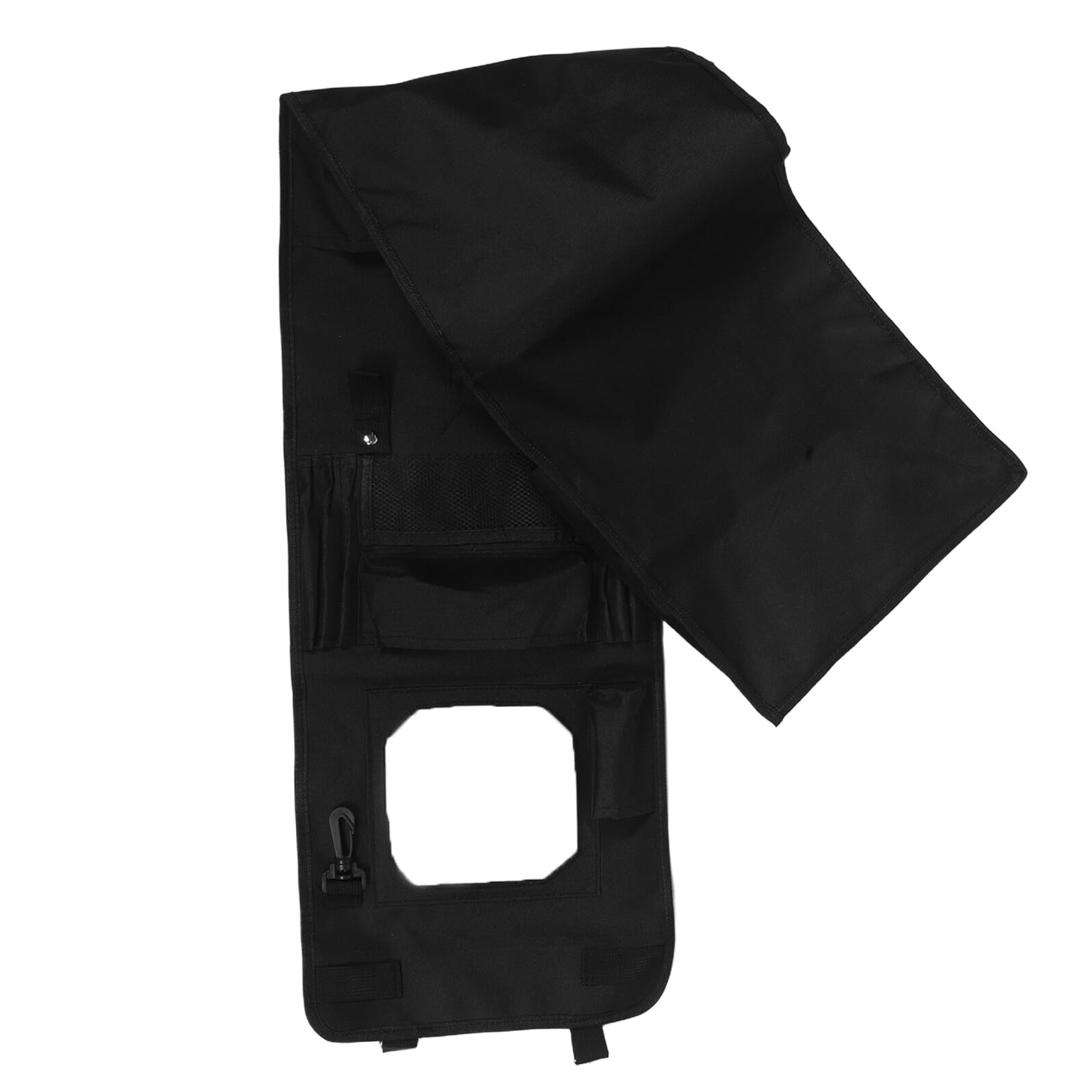 DECHOUS Organizer da Appendere alla Porta Nero in Poliestere con Scomparti | Tasca Portaoggetti Multi-scomparto, Leggero per Studenti, per Dormitorio e Palestra