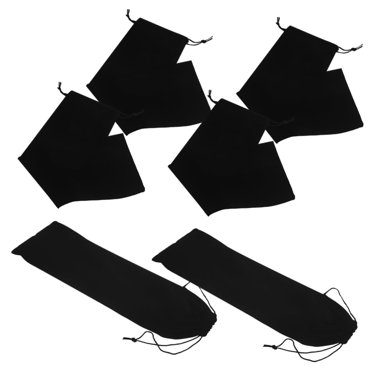 6pcs Heat Resistant Curling Iron Travel Bag Holder Durable Hair Tools Organizer for Straighteners Curlers and Hair Dryers