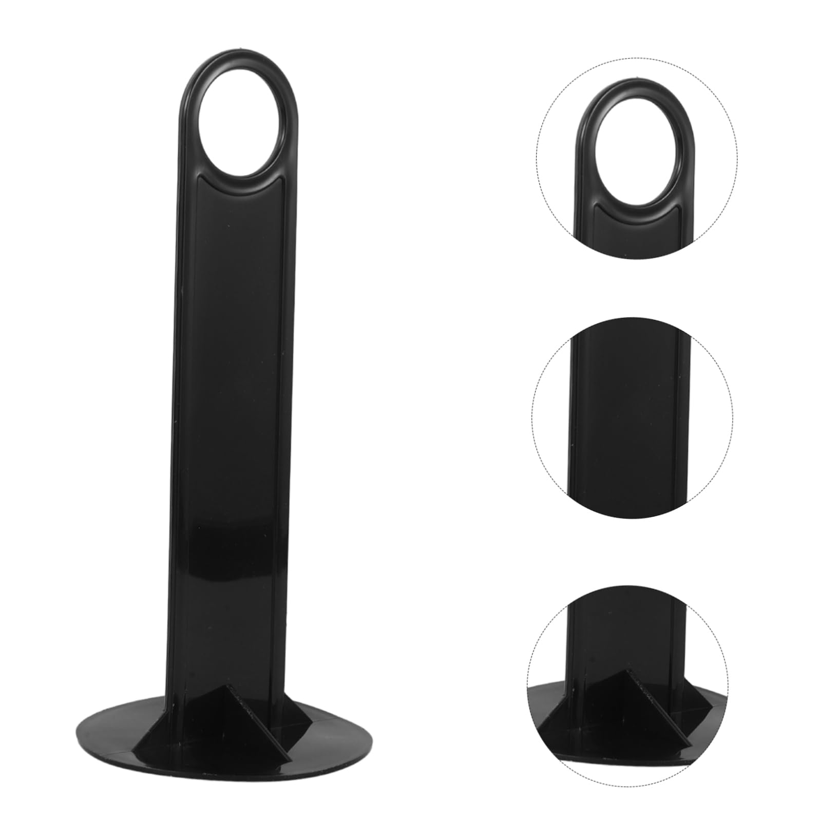 Toyvian Support de Rangement pour Plots de Marquage Football, Plateau Disque PP Noir, 8 Pièces