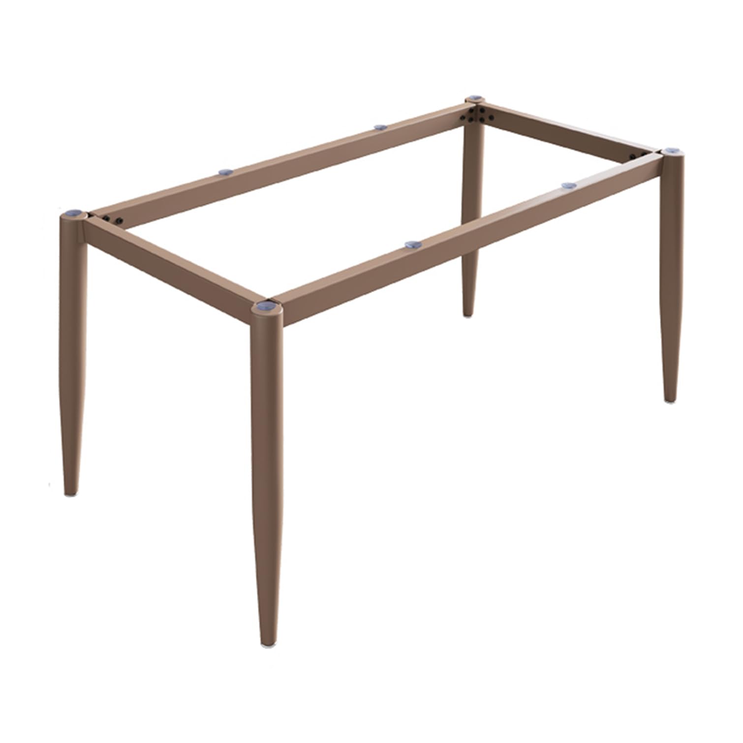 Pieds de table en métal style industriel violet avec ventouses de fixation