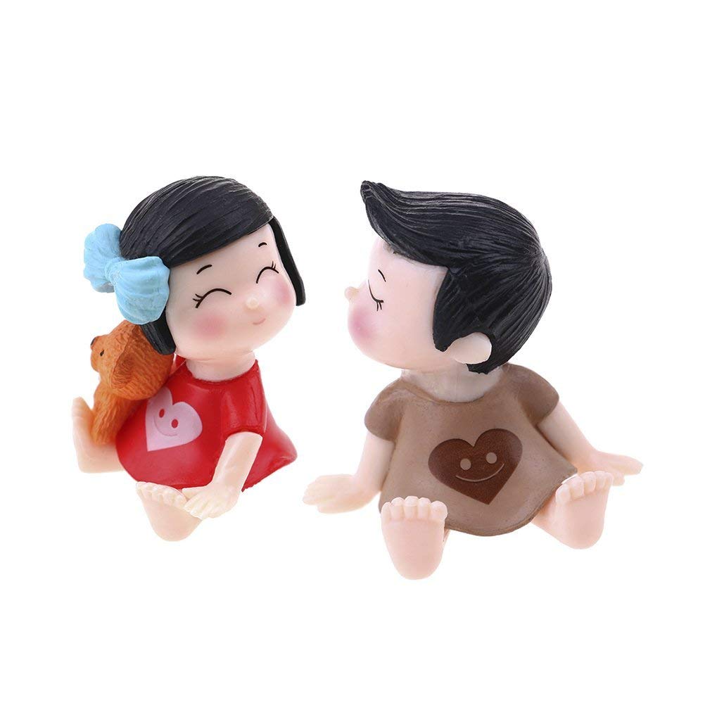 Efillooc Miniature Sweety Lovers Couple Boy n Girl Figurine Set of 2 Pcs (B07M5NC43H) Amazon Price History, Amazon Price Tracker